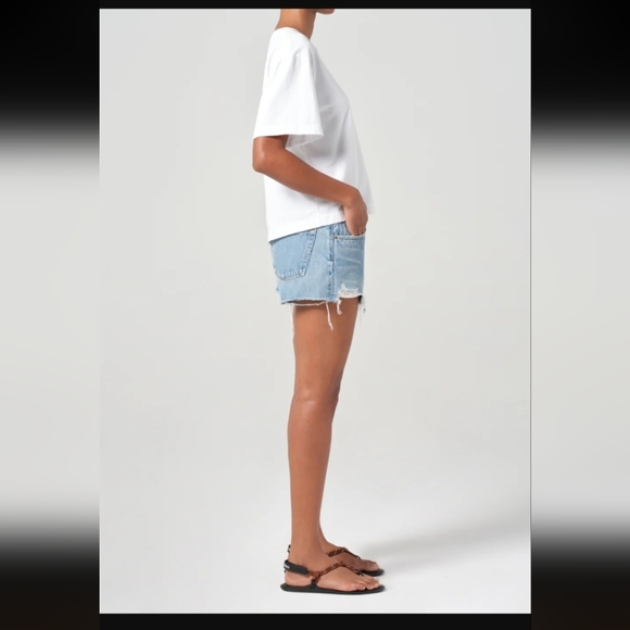 Agolde Parker Vintage Cut Off Short In Animate - Picture 3 of 7